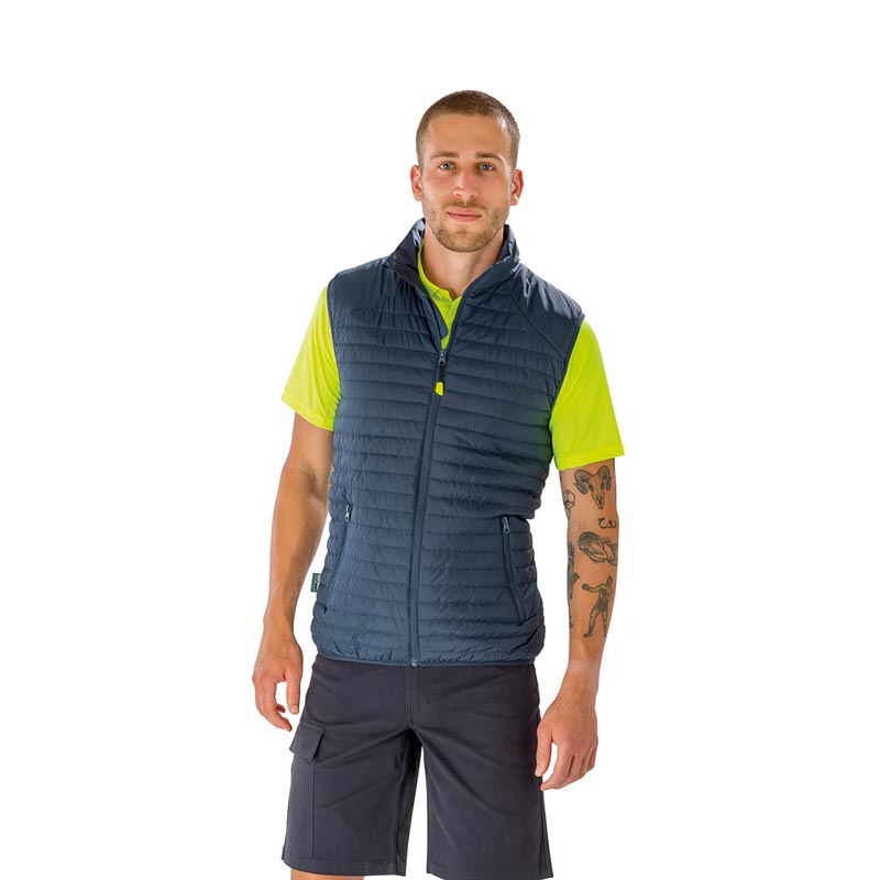 Thermoquilt gilet - Navy/ Lime XS